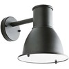 Sieninis lauko šviestuvas WORK, E27, juodas, IP44, 9525