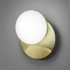Bikuvalt Ideal Lux Sieninis šviestuvas Ninfea Ap1 Ottone