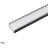 Sieninis šviestuvas Bemko 12W LED veidrodžio šviestuvas KEIRA, juodas, 4000K, IP44