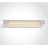 Sieninis šviestuvas 14W LED sieninis vonios šviestuvas, baltas, 3000K, IP44, 38114R/W/W