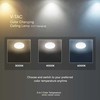 V-tac 15W LED paviršinis šviestuvas, baltas, 3000/4000/6000K, su judesio davikliu, IP44