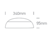15W LED plafonas, baltas, 3000/4000/6500K, 67218/W/V