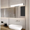Sieninis šviestuvas 15W LED sieninis veidrodžio šviestuvas ROMINA, juodas, 2700/3300/4000K, IP44, 4334100