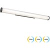 Sieninis šviestuvas 15W LED sieninis veidrodžio šviestuvas ROMINA, juodas, 2700/3300/4000K, IP44, 4334000