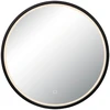 Sieninis šviestuvas 15W LED šviestuvas - veidrodis, matinės juodos sp., 3000/4000K, dimeriuojamas, IP44, 25388