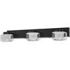 Sieninis šviestuvas 16,5W LED sieninis vonios šviestuvas ORBIS FLAME, juodas, 3000/4000K, IP44
