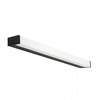 Sieninis šviestuvas 16W LED veidrodžio šviestuvas, matinės juodos sp., 3000K, IP44, 180041-B