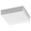 18W LED kvadratinis lauko plafonas SNOW, baltas, 3000K, IP65, 326238
