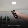 Sieninis šviestuvas V-tac 18W LED paviršinis šviestuvas, kvadratinis, juodu korpusu, 4000K, IP44, su judesio davikliu