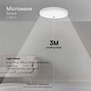 Lubinis šviestuvas 18W LED paviršinis šviestuvas, baltas, 6500K, IP44, su judesio davikliu