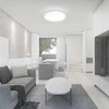 Sieninis šviestuvas V-tac 18W LED paviršinis šviestuvas, baltas, 4000K, IP44, su judesio davikliu