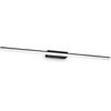 Sieninis šviestuvas 19W LED veidrodžių šviestuvas RIFLESSO, juodas, 3000K, IP54, 345147