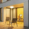 Lubinis šviestuvas V-tac 24W LED paviršinis šviestuvas, baltas, 4000K, IP44, SAMSUNG LED chip, su judesio davikliu