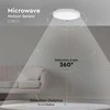 Sieninis šviestuvas V-tac 24W LED paviršinis šviestuvas, baltas, 4000K, IP44, su judesio davikliu