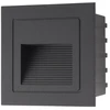 2W LED sieninis įleidžiamas šviestuvas XGHOST, matinės juodos sp., 3000K, IP65