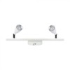 Sieninis šviestuvas V-tac 2x4,5W LED sieninis/paviršinis šviestuvas, baltas, 3000K
