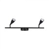 Sieninis šviestuvas V-tac 2x4,5W LED sieninis/paviršinis šviestuvas, juodas, 4000K