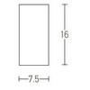 Sieninis šviestuvas, 2xGU10, betono sp., 180022