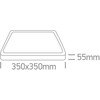 35W LED vidaus/lauko plafonas, baltas, 3000/4000/6000K, IP65, 67220E/W/V