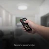 Sieninis šviestuvas 36W LED paviršinis šviestuvas, kvadratinis, baltas, 4000K, IP44, SAMSUNG LED chip, su judesio davikliu