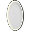Sieninis šviestuvas 36W LED šviestuvas - veidrodis VANITY, juodas, 3000/4000/6000K, dimeriuojamas, IP44, 01-3823