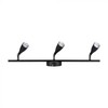 Sieninis šviestuvas V-tac 3x4,5W LED sieninis/paviršinis šviestuvas, juodas, 3000K
