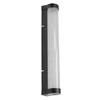 Sieninis šviestuvas 9W LED veidrodžio šviestuvas ORBIS TUBE, juodas, 3000/4000K, dimeriuojamas, IP44