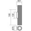 Sieninis šviestuvas DELPHI, GU10, baltas, 01-3395