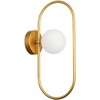 Sieninis šviestuvas FANCY, G9, baltos/aukso sp., 4208901