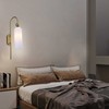 Light_Presti Sieninis šviestuvas PIEGA, E14, aukso sp. korpusu/baltas gaubtas