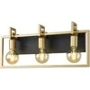 Italux Sieninis šviestuvas Primero WL-44003-3-BK-GD