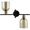 Italux Sieninis šviestuvas Servio WL-66892-2A-BK-AMB