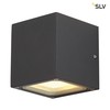 slv SITRA CUBE sieninis šviestuvas, antracito spalvos, GX53, maksimaliai 9W, IP44