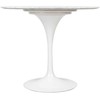 Stalas TULIP MARBLE, baltas
