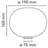 Stalo šviestuvas GLO-BALL BASIC ZERO DIMMER, E14, baltas