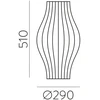 Stalo šviestuvas MIRTA, E27, terakotos sp., S30541TJ