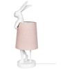 Stalo šviestuvas RABBIT, E14, baltos/rožinės sp.