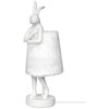 Stalo šviestuvas RABBIT FUR, E14, baltos/sidabro sp.