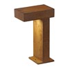 slv Pastatomas šviestuvas RUSTY PATHLIGHT, rūdžių sp., GX53