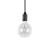 Pakabinamas šviestuvas Ideal Lux Suspended lamp with 1 light EDISON, E27, juodas