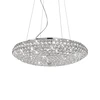Pakabinamas šviestuvas Ideal Lux Suspended lamp with 12 lights KING, G9, chrome