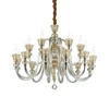 Pakabinamas šviestuvas Ideal Lux Suspended lamp with 18 lights STRAUSS, E14, antracite