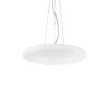 Pakabinamas šviestuvas Ideal Lux Suspended lamp with 3 lights SMARTIES BIANCO, E27, baltas