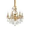 Pakabinamas šviestuvas Ideal Lux Suspended lamp with 6 lights GIOCONDA, E14, auksinis color