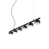 Pakabinamas šviestuvas Ideal Lux Suspended lamp with 6 lights MINOR, GX53, juodas