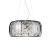Pakabinamas šviestuvas Ideal Lux Suspended lamp with 8 lights AUDI-80, G9, pilka