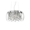 Pakabinamas šviestuvas Ideal Lux Suspended lamp with 8 lights AUDI-80, G9, transparent