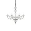 Pakabinamas šviestuvas Ideal Lux Suspended lamp with 8 lights BRIGITTA, E14, juodas