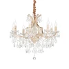 Pakabinamas šviestuvas Ideal Lux Suspended lamp with 8 lights NAPOLEON, E14, auksinis color