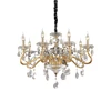 Pakabinamas šviestuvas Ideal Lux Suspended lamp with 8 lights NEGRESCO, E14, chrome